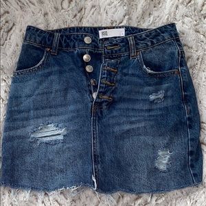 Denim skirt